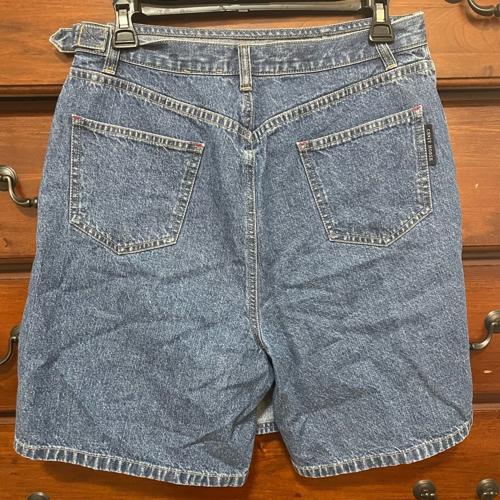Vintage Denim Wrap Skort - Picture 2 of 7